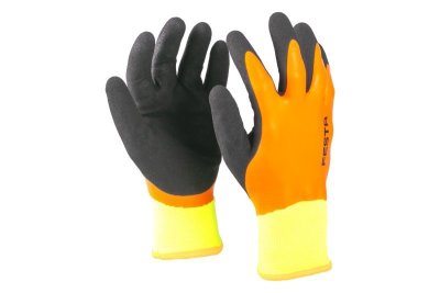 Rukavice zimní máčené latexová pěna vel. 9, CE 388 FESTA