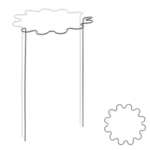 Vlnitá kruhová podpěra pro rostliny 1/2 kruhu, průměr 40 cm / výška 85 cm