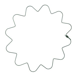 Vlnitý kruhový obruč pro rostliny 40 cm