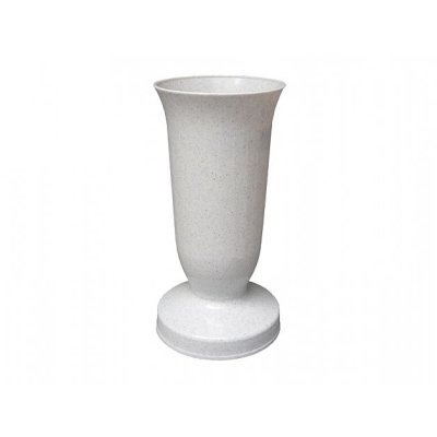 NG 59500gr Váza hřbitovní KALICH těžká plastová d12x24cm 120x120x234