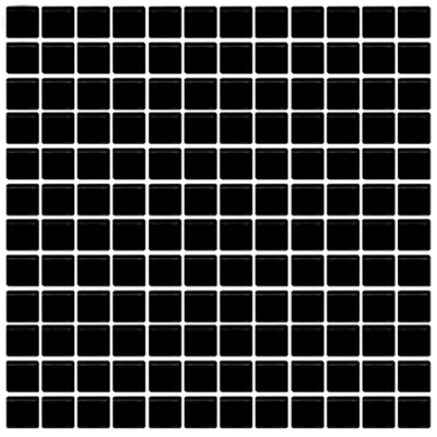 Mozaika H37 skleněná černá antracit 29,7x29,7cm sklo