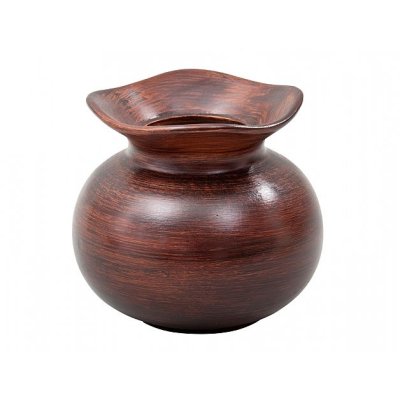 NG 076786th Váza O WOOD keramická matná v14cm 160x160x150
