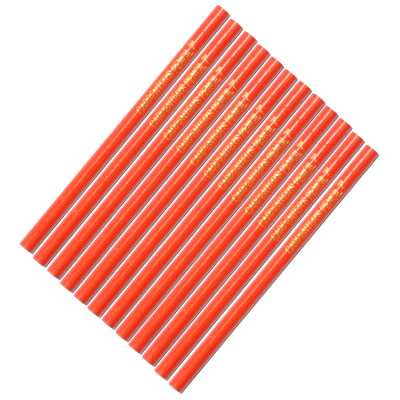 Tužka tesařská (červený lak) 12ks