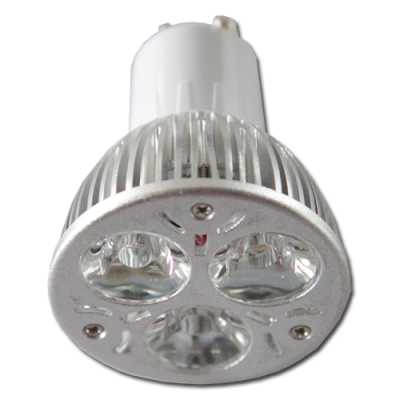 LED žárovka GU10 3xSMD 3x1W 4000-4500K - čistá bílá