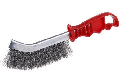 Kartáč ruční ocelový vlnitý 260mm plastová rukojeť