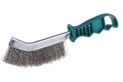 Kartáč ruční nerez vlnitý 260mm plastová rukojeť