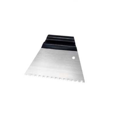 Stěrka na lepidla nerezová zub 6x6 š.180mm 0516