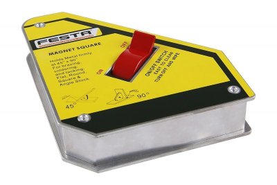 Magnet úhlový svařovací FESTA 45°, 90° 150x130x30mm s vypínáním