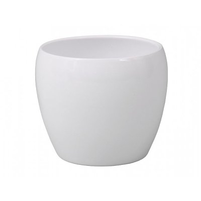 NG 063740bí Obal na květník LUNA ISLAND METALIKA keramický d8x6cm 81x81x61
