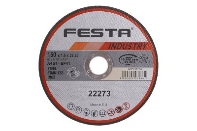 Kotouč řezný FESTA INDUSTRY na kov 150x1.6x22.2mm