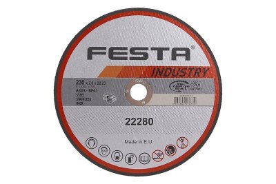 Kotouč řezný FESTA INDUSTRY na kov 230x2x22.2mm