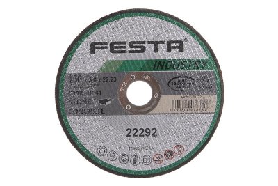 Kotouč řezný FESTA INDUSTRY na kámen 150x3x22.2mm