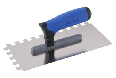 Hladítko nerezové 130x270mm zub 12x12, dvousl. rukojeť G-11 0245