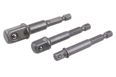 Sada adaptérů do vrtačky 1/4&quot;,  3/8&quot;,  1/2&quot;