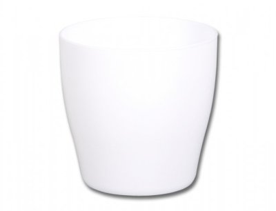 NG 20541bí Obal na květník LIVING plastový lesklý d21x21cm 210x210x205