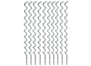Spirálová tyč k rajčatům pozink. 200cm x 9mm - hladká - 10ks