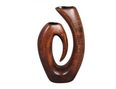 NG 076770th Váza O AVANDGARD WOOD keramická matná v20cm 65x160x250