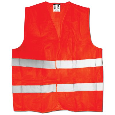 Výstražná reflexní vesta oranžová XL 120g Professional
